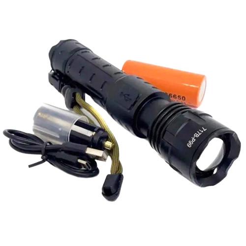 Фонарь BL-717B-P99 Ultra Brite 1х26650 ремешок на руку Zoom ЗУ Type-C (2245501072)