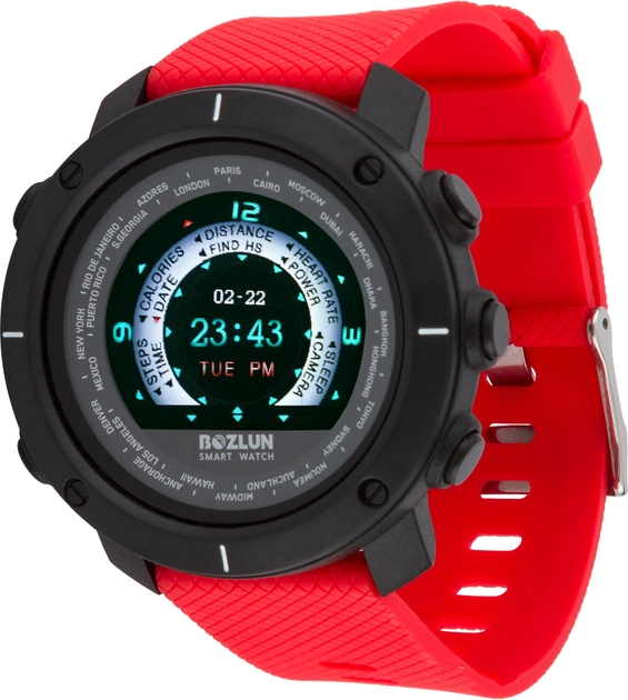 Смарт-годинник Atrix Bozlun X30 GPS Track Black/Red (ABX30br)