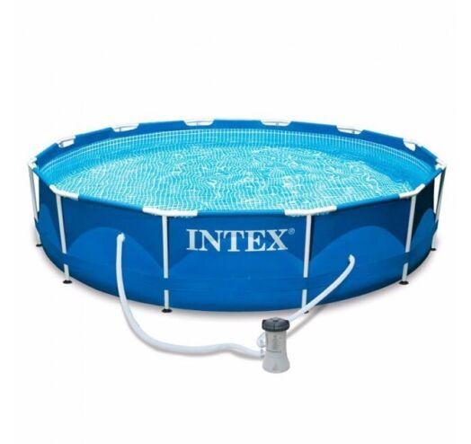 Басейн каркасний Intex Metal Frame Set фільтр/насос та термометер 366х76 см (28212)