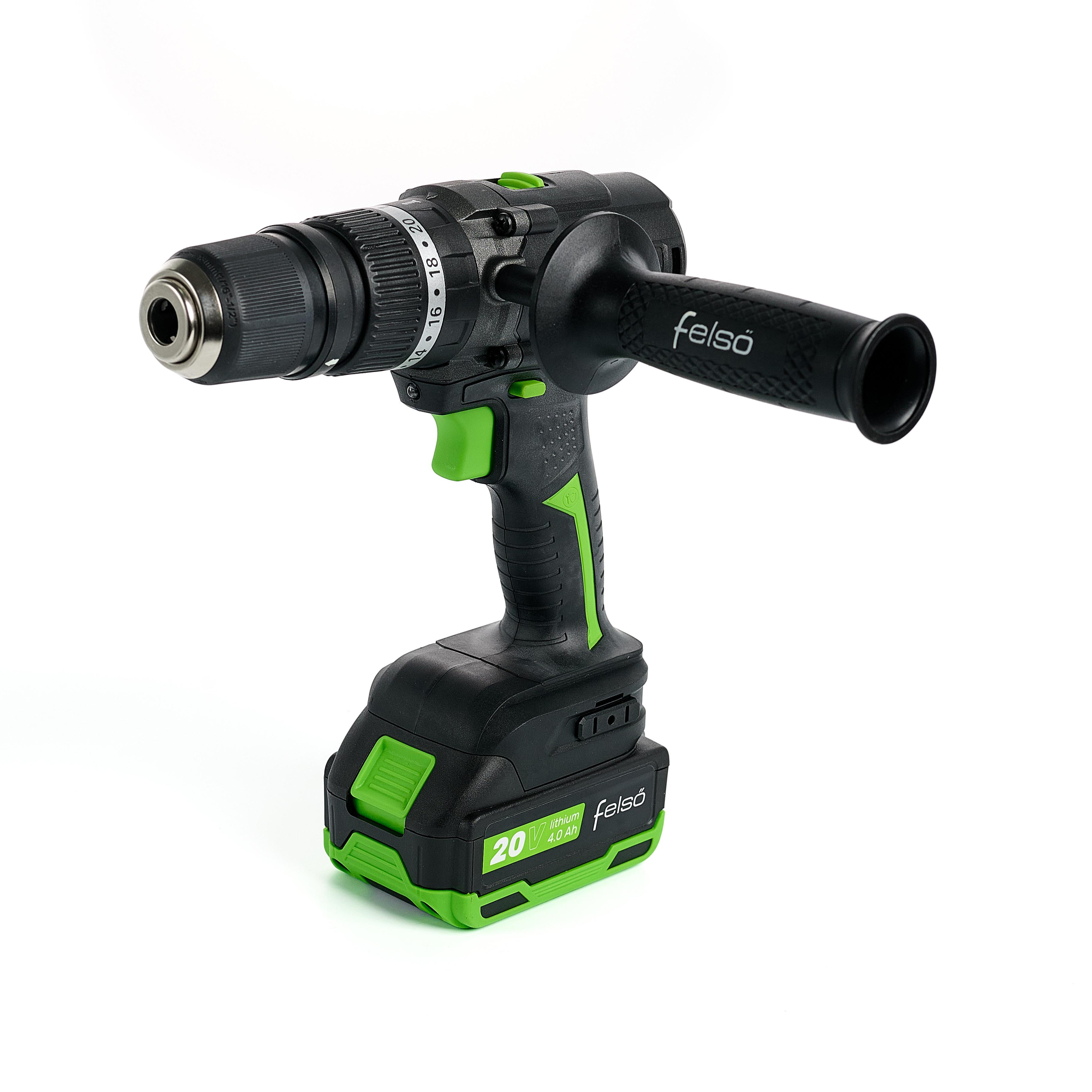 Дрель-шуруповерт аккумуляторный Felso CD2040IQBL (25457293) - фото 2 Дрель-шуруповерт аккумуляторный Felso CD2040IQBL (25457293) - фото 2