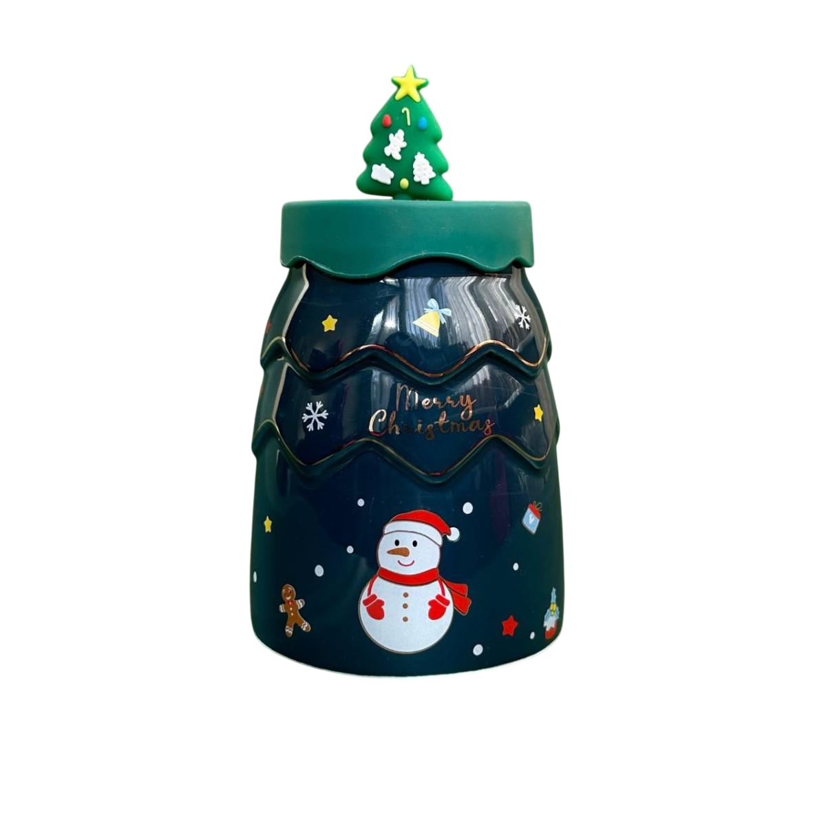 Склянка новорічний Merry Christmas 13334 400 мл Зелений (4625618)