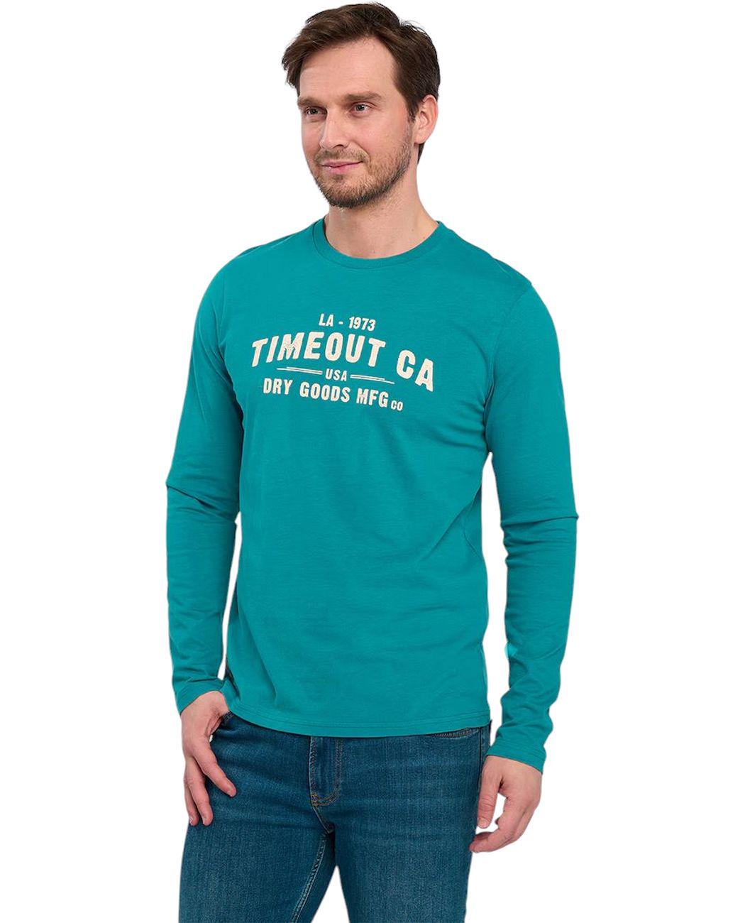 Футболка з довгим рукавом чоловіча Timeout 10173045.296 M Блакитний (5942723072016)