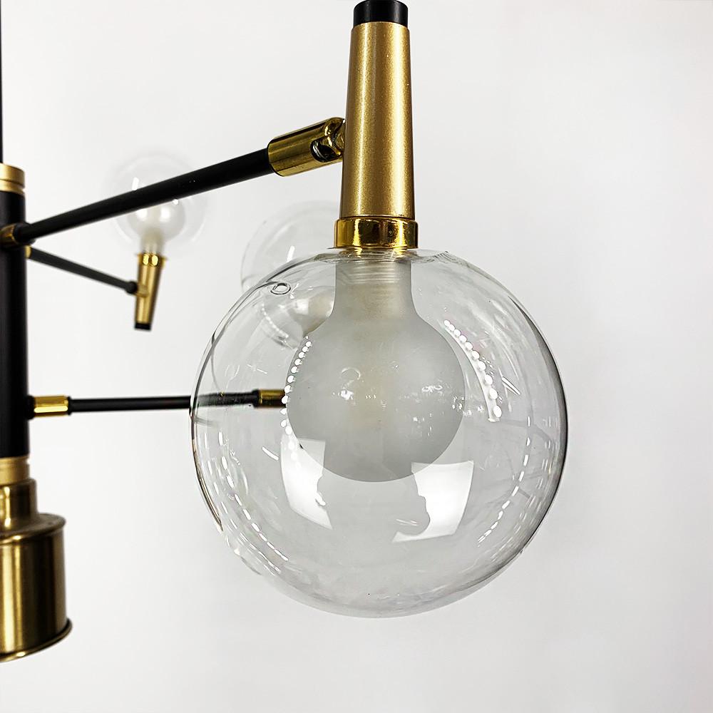 Люстра с поворотными прозрачными плафонами (88071) - фото 5 Люстра с поворотными прозрачными плафонами (88071) - фото 5