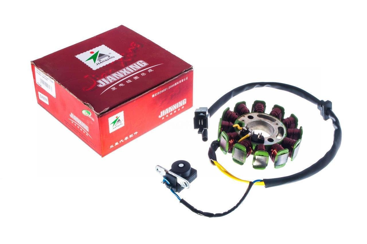 Статор генератора JIANXING 4T GY6 125/150 12 котушок (2177267710)