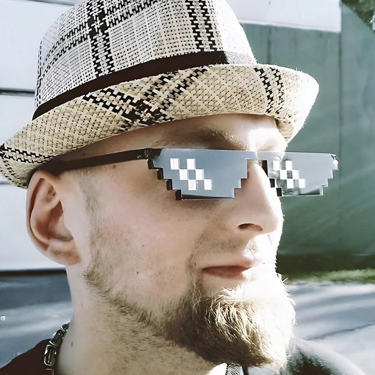 Очки Minecraft пиксельные - фото 2