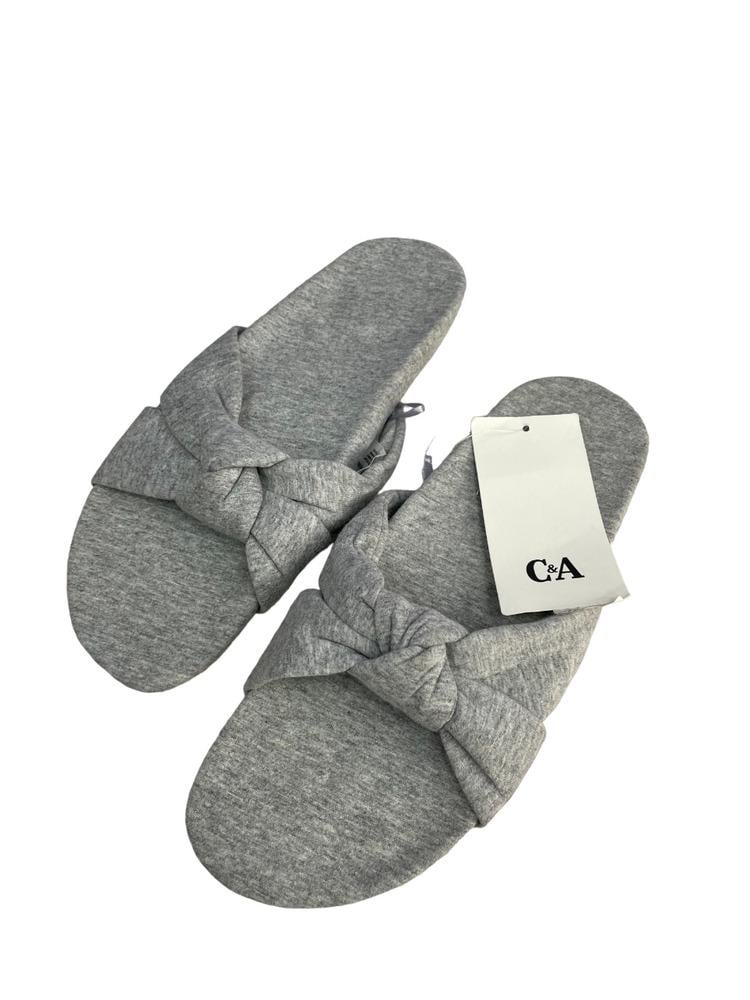 Тапки C&A 74174/2175829/60 р. 38/39 Сірий
