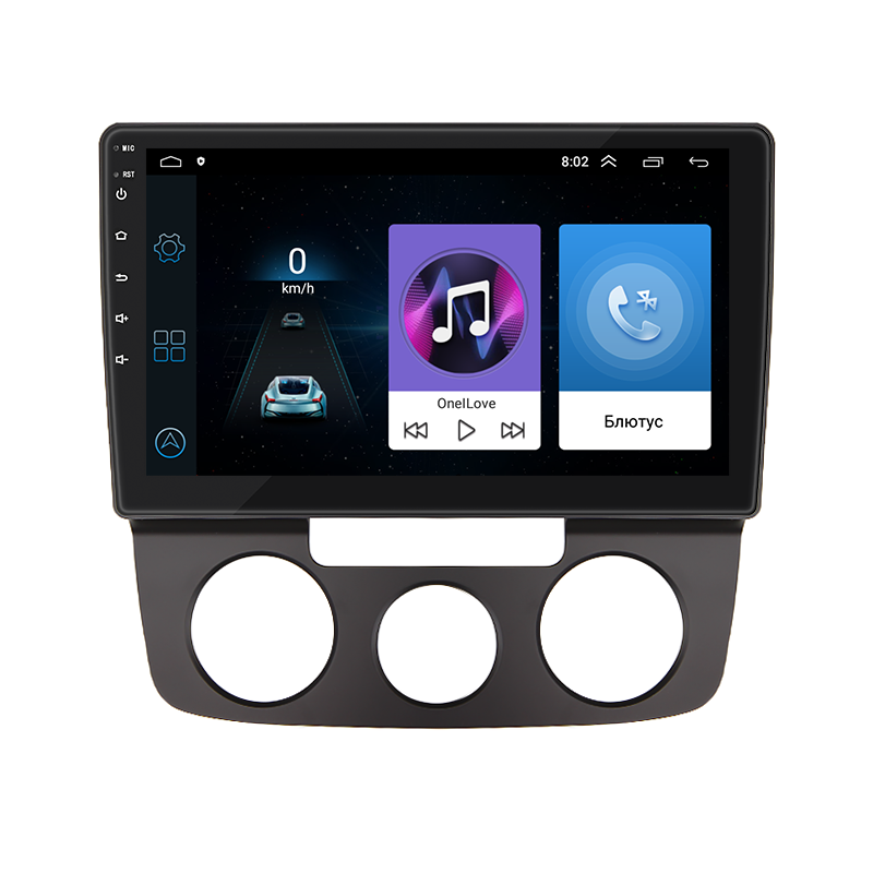 Штатна магнітола Lesko для Volkswagen Jetta V 2005-2011 екран 10" 1/16Gb Wi-Fi GPS Base