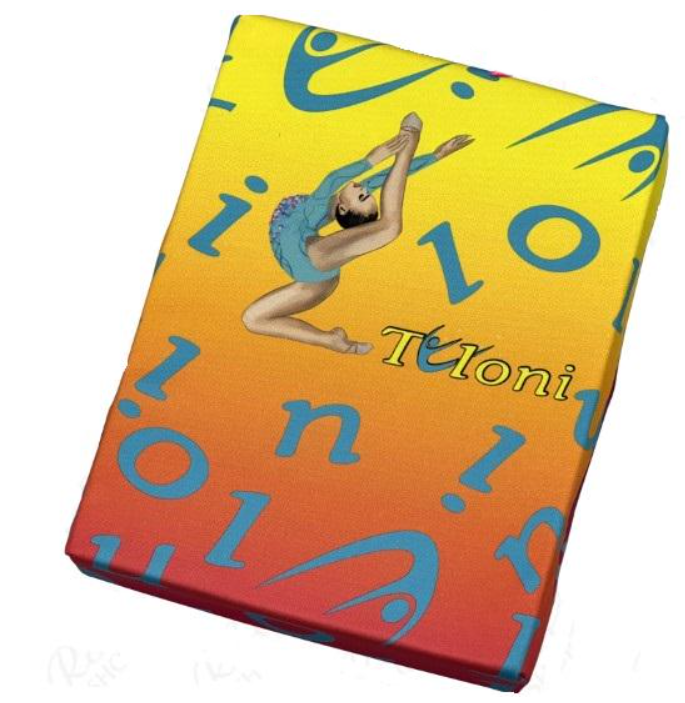 Подушка для растяжки Tuloni ZOE NKV-SHK07 22x17см Голубой/Желтый/Фуксия (6936116100300)