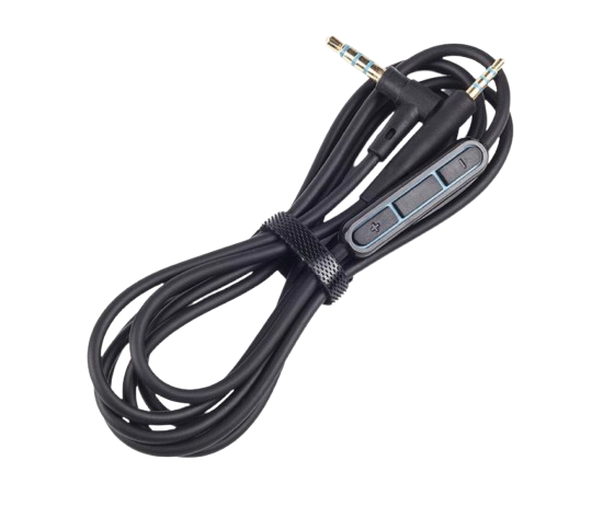 Кабель прямий з мікрофоном для навушників Bose QuietComfort QC25 QC35 OE2 SoundLink Чорний (30414782) - фото 5