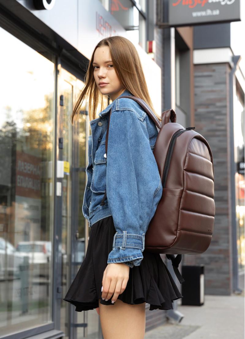 Рюкзак женский Sambag Zard LRT 46х28х13 см Шоколадный (25088020)