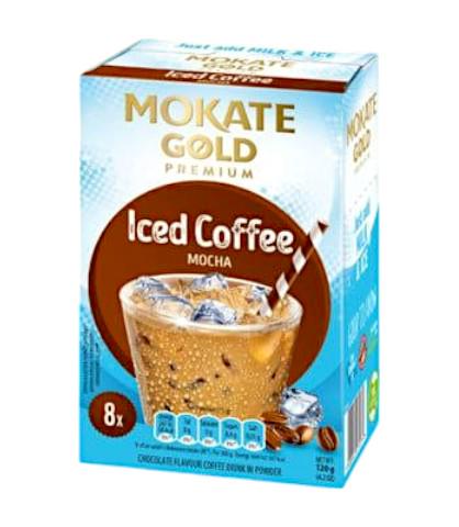 Кофе Mokate Gold Premium Iced Coffee со вкусом Мокко 8 стиков (27231069)