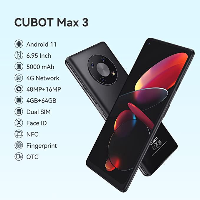 Смартфон Cubot MAX 3 4/64 Gb NFC Green - фото 5