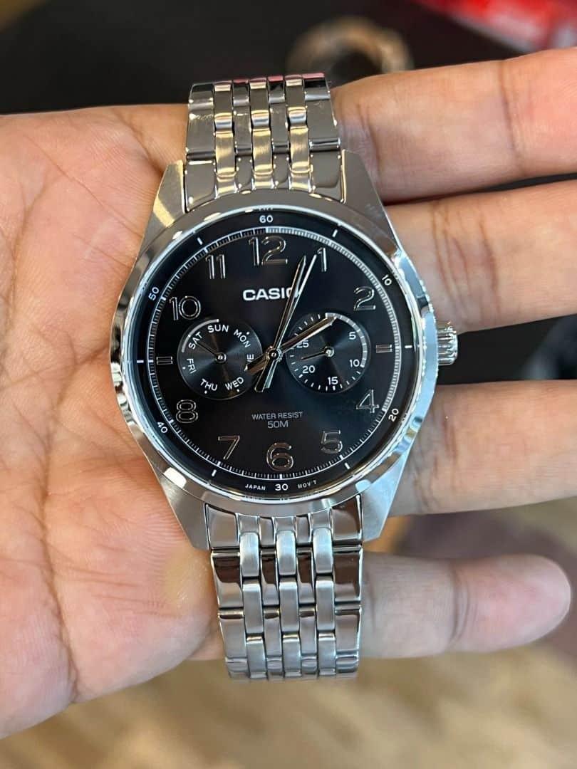 Наручные часы мужские Casio MTP-E340D-1AVDF - фото 2