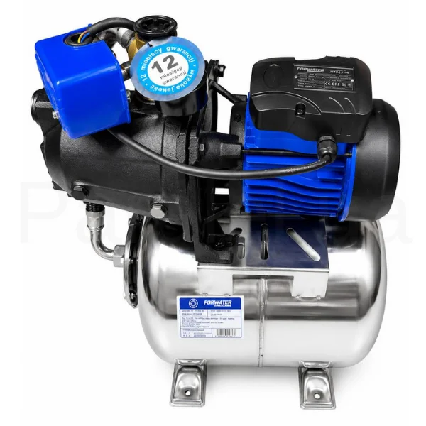Насосна станція FORWATER JET 100L 1,1 кВт H50 м Q3,0 м3/год бак 24 л нержавіюча сталь