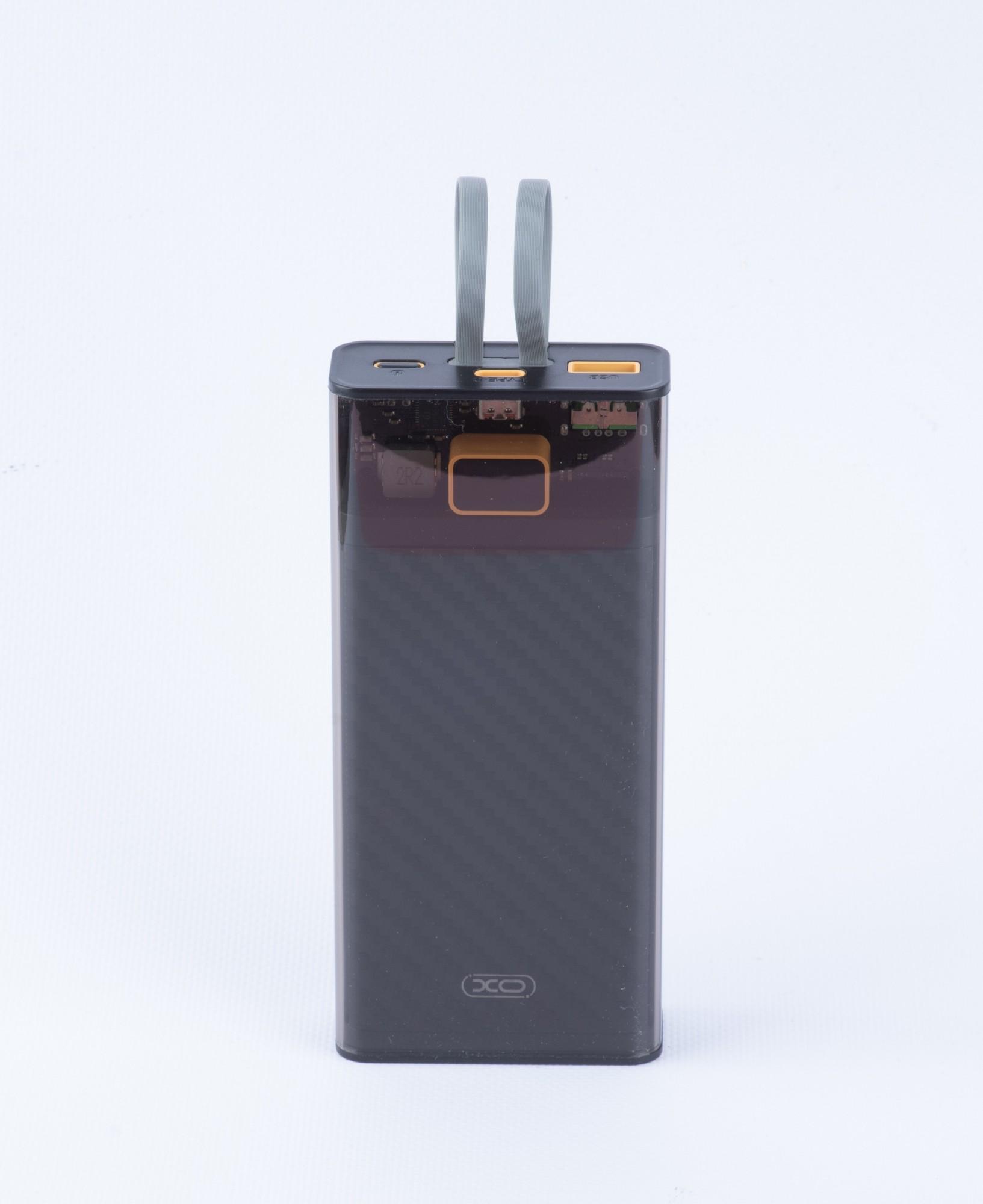 Повербанк XO PR196 PD20W + QC22,5W 20000 mAh Brown (364207779) - фото 4