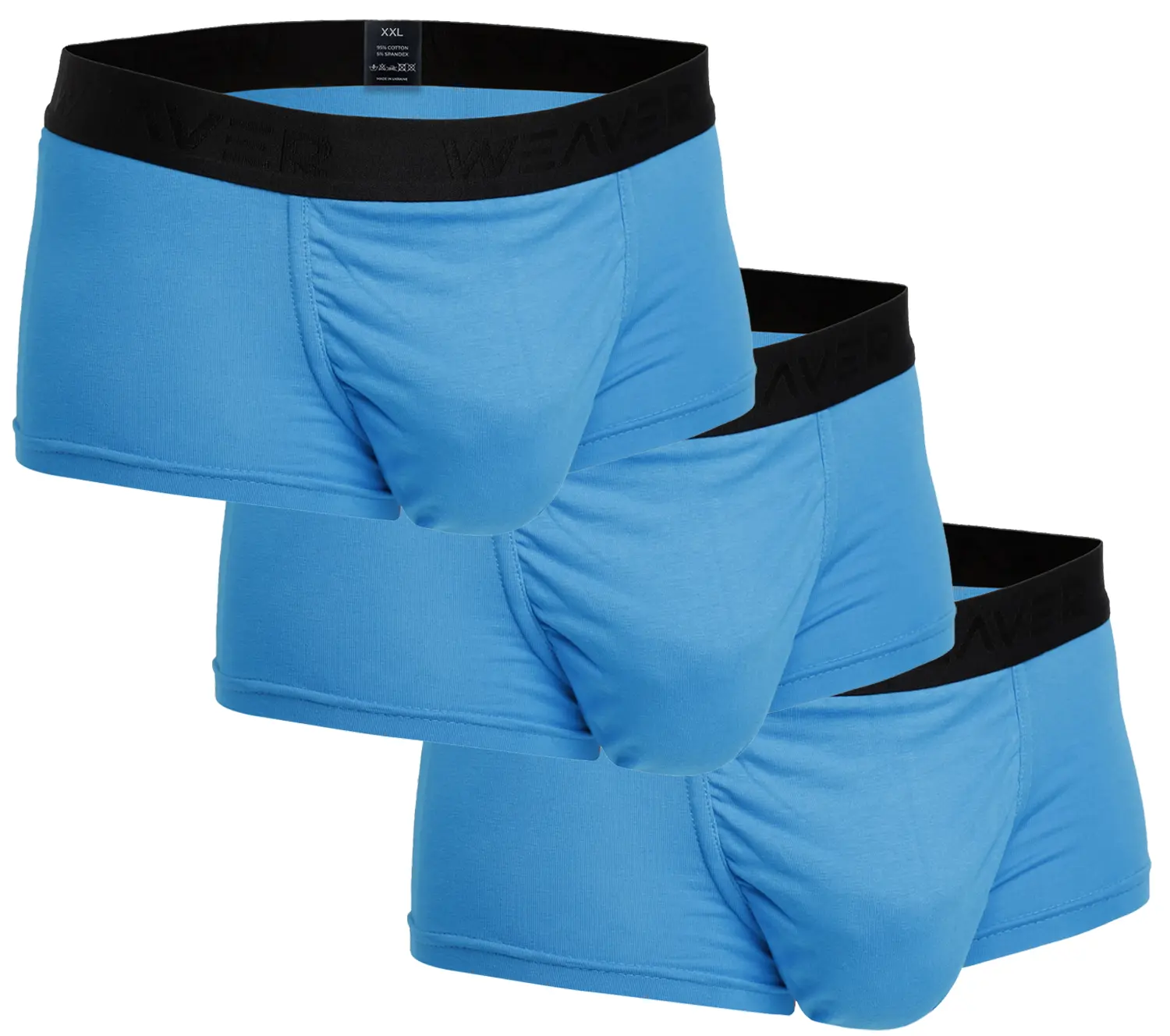 Набір чоловічої анатомічної білизни STEEL 3-pack S Бірюзовий