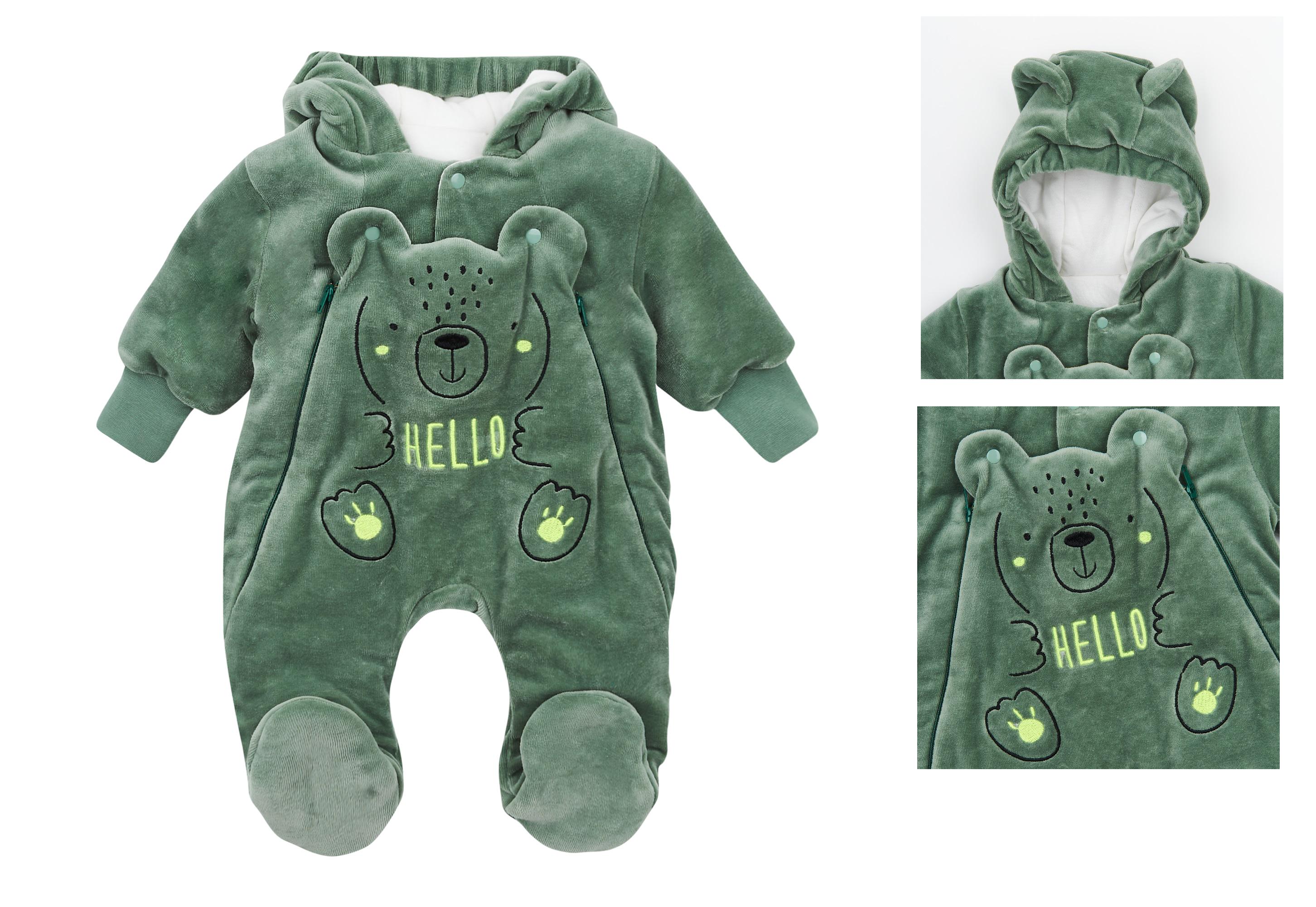 Комбинезон детский демисезонный ЛяЛя на хлопке 56 см (8ВЛ061) - фото 8