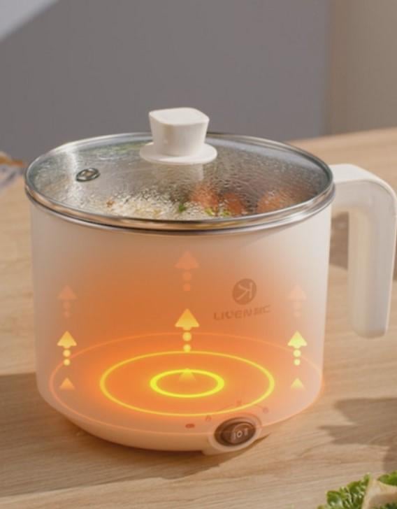 Электрическая Liven 1,8L Multi functional Small Hot Pot (DHG-B182) - фото 3 Электрическая Liven 1,8L Multi functional Small Hot Pot (DHG-B182) - фото 3