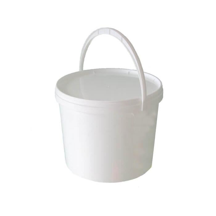 Ведро с крышкой 10 л 6 шт. Белый (4253)
