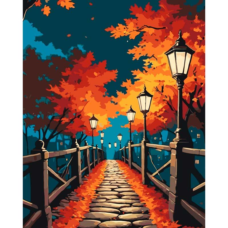 Картина по номерам ART CRAFT Ночная прогулка 40х50 см (11054-AC)