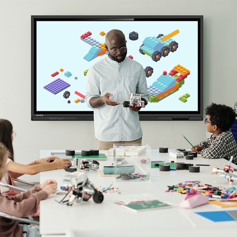 Интерактивная панель NewLine TT-5523QA Lyra Pro 55'' Android 13 8/128Gb (23878104) - фото 5