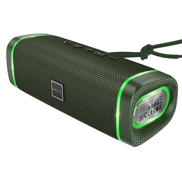 Колонка портативная Borofone BR32 Sound arc sports BT speaker 1200 mAh Dark Green (602734)