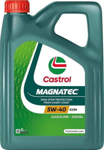 Моторне мастило Castrol Magnatec 5W-40 4 л (CAS MG 5W40 A3/B4 4L)