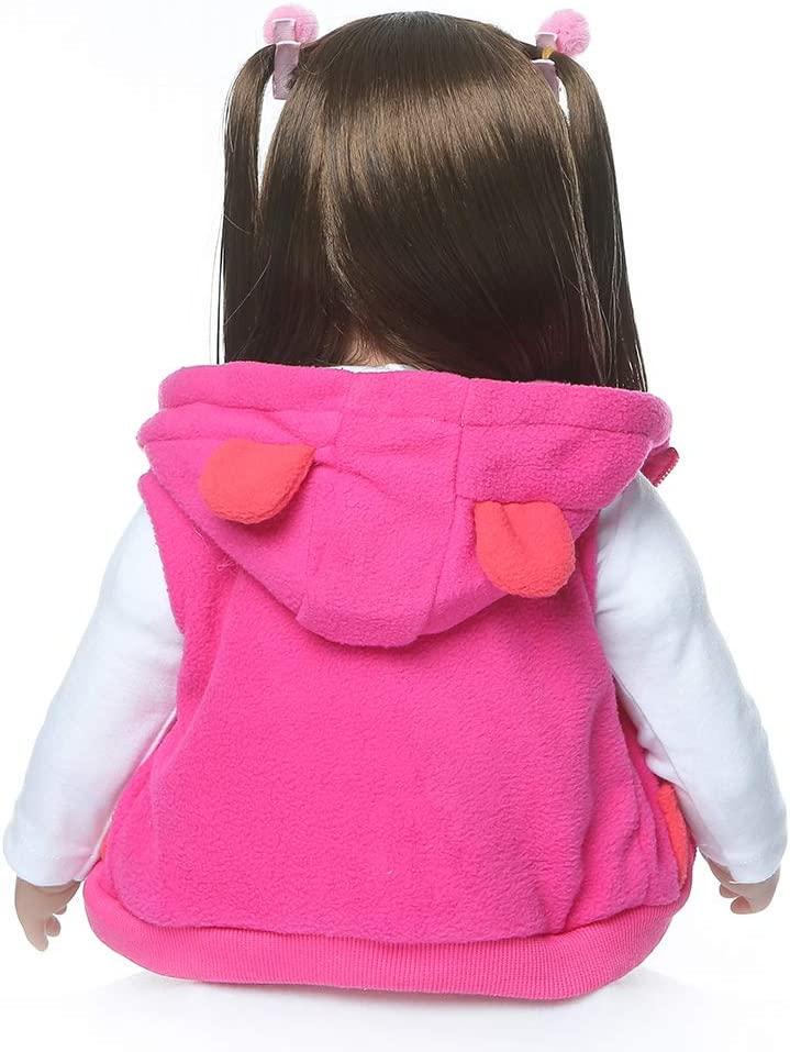 Кукла Реборн Reborn Девочка мягконабивная 60 см (1809635415) - фото 5 Кукла Реборн Reborn Девочка мягконабивная 60 см (1809635415) - фото 5