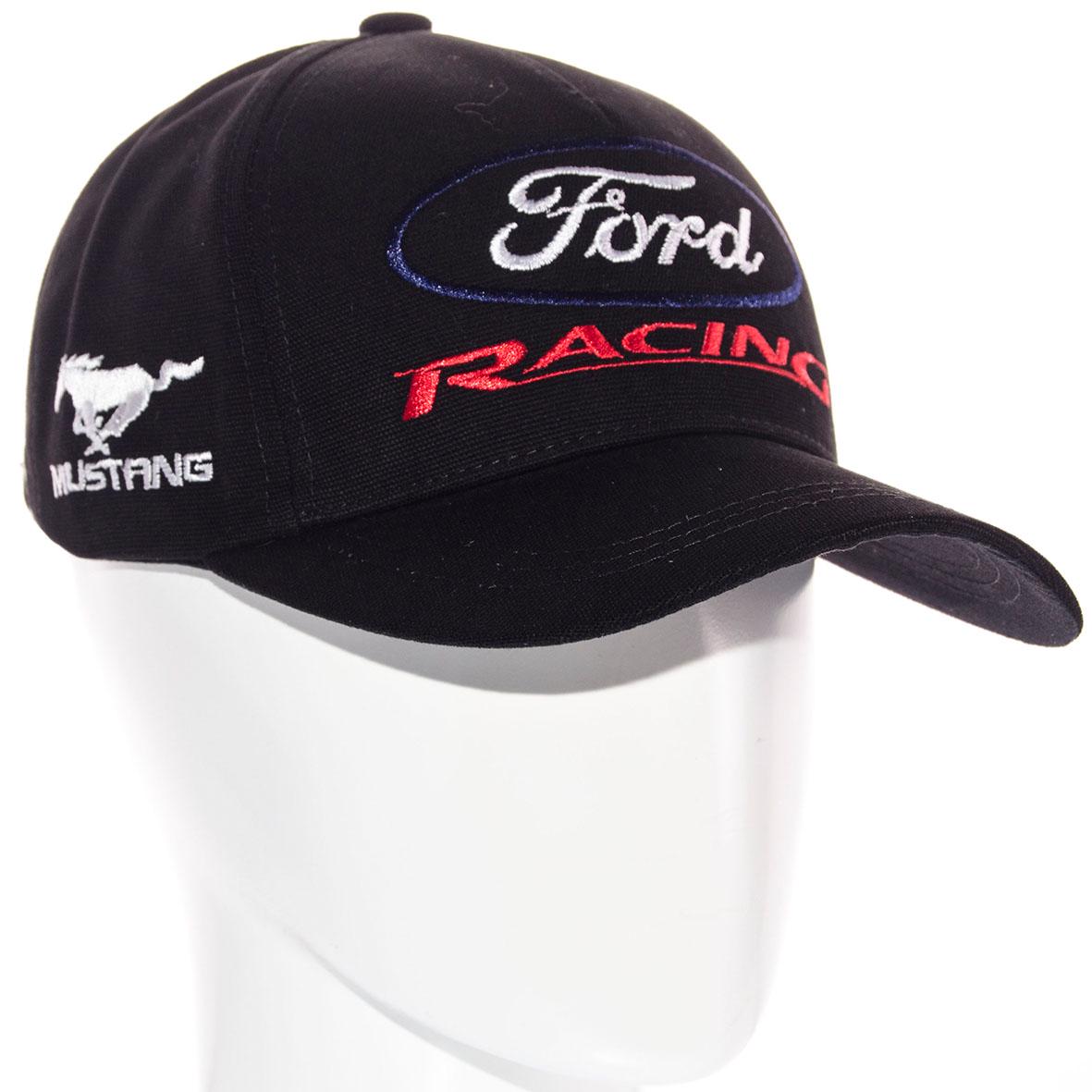 Бейсболка Ford BTH20675 с регулировкой из плотного коттона L/р. 57-58 Черный