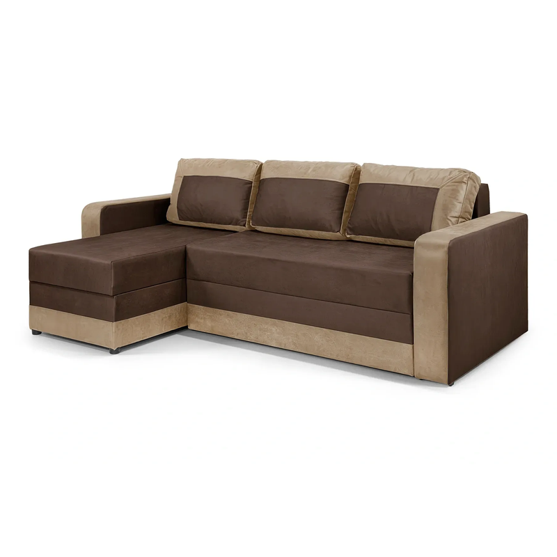 Диван угловой Арден 230х150 см Brown/Cacao (krdn-am-brn-cc)
