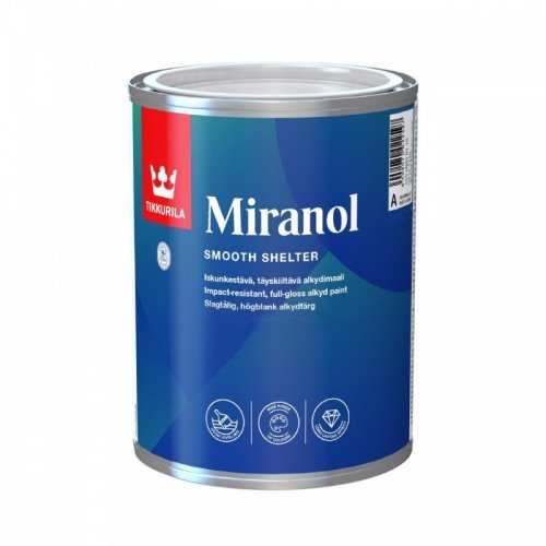 Емаль алкідна TIKKURILA Miranol База С 2,7 л (2446085494)