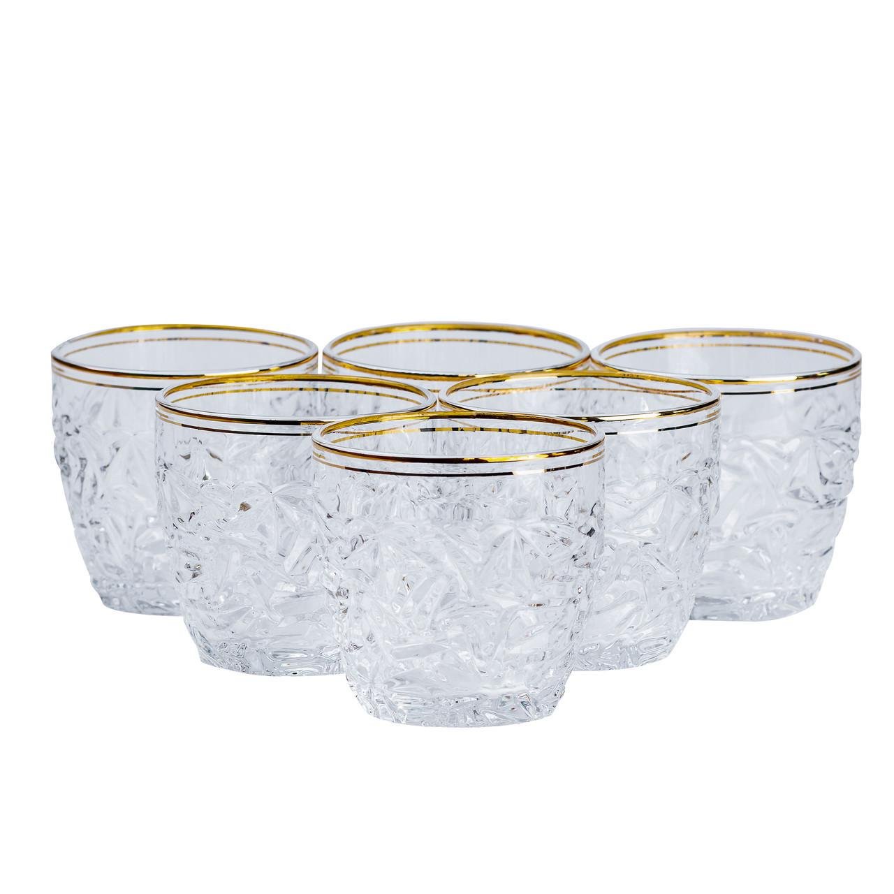 Набор стеклянных стаканов 6 шт. по 300 мл Прозрачный (HP554)