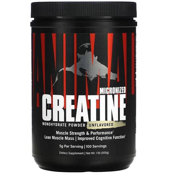 Креатин моногідрат Universal Nutrition Animal Micronized Creatine Monohydrate Powder 500 г 100 порцій Unflavored