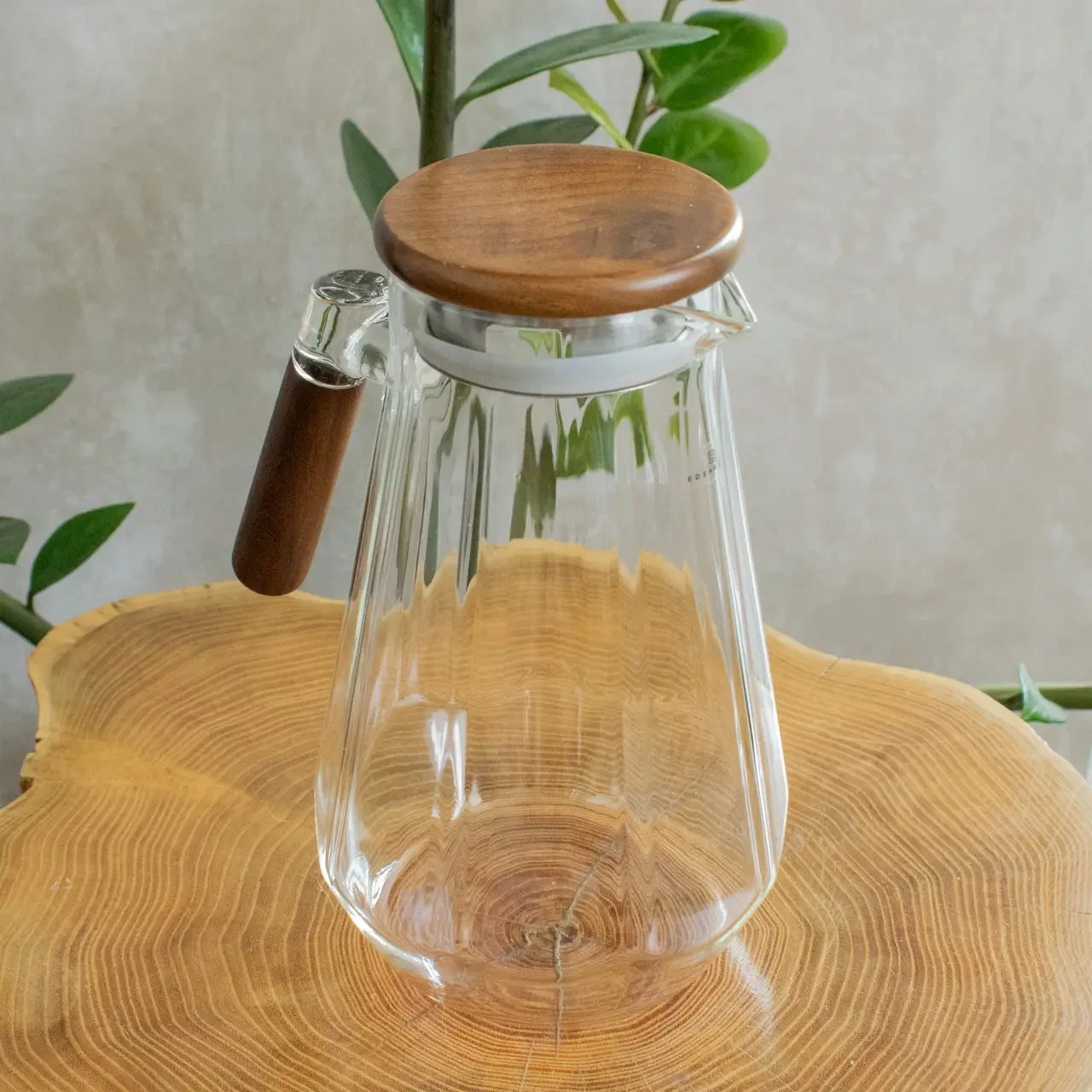 Кувшин стеклянный Edenberg с крышкой 1,8 л (EB-19574) - фото 2