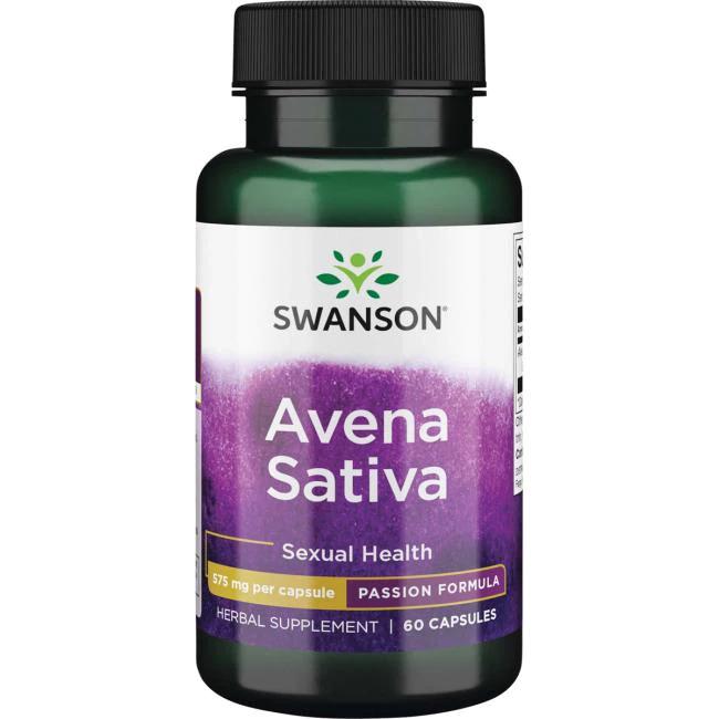 Экстракт овса Swanson Avena Sativa 400 мг 60 Caps