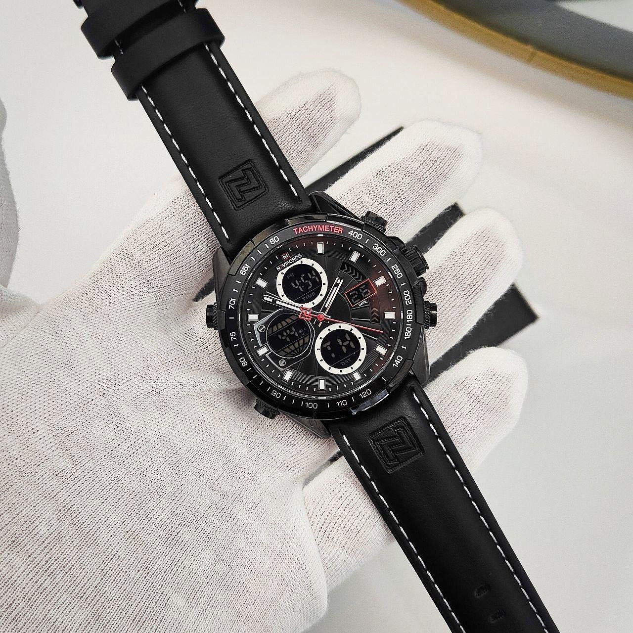 Годинник чоловічий Naviforce 9197 Black (14116086)