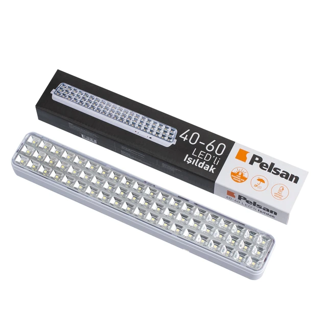 Ліхтар світлодіодний Pelsan 60 LED акумуляторний аварійного освітлення (2532096029) Ліхтар світлодіодний Pelsan 60 LED акумуляторний аварійного освітлення (2532096029)