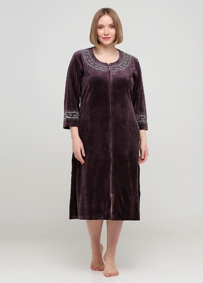 Халат Romeo Life XL Баклажановый (3424-35) Халат Romeo Life XL Баклажановый (3424-35)