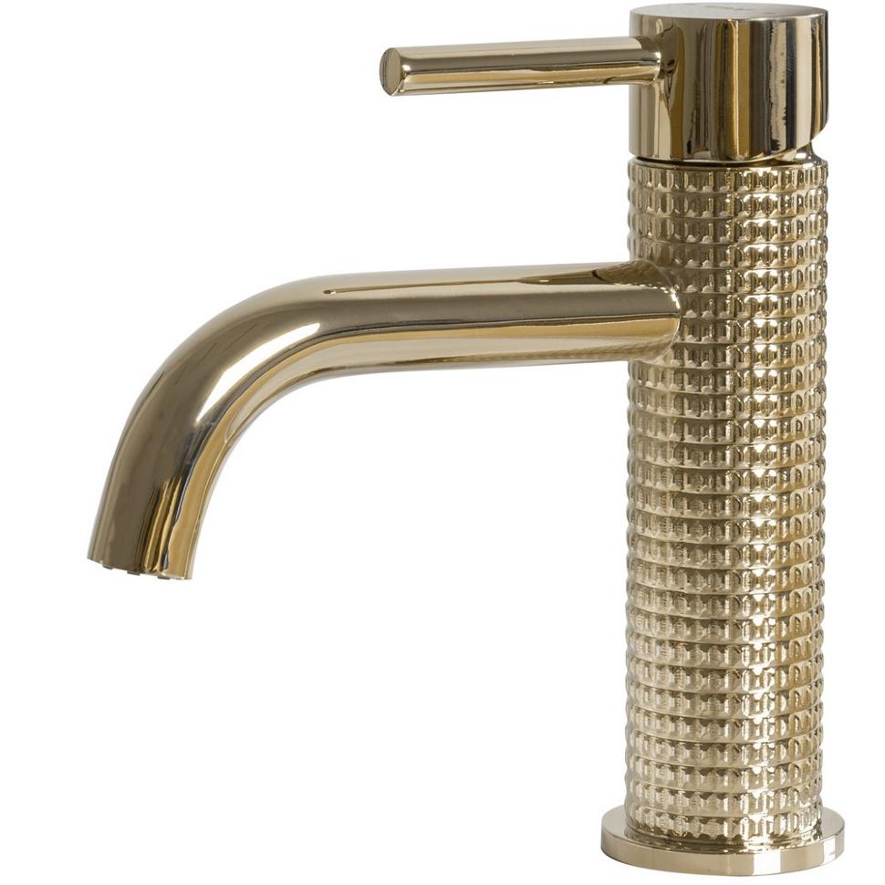 Смеситель для умывальника Rea Gusto Золотой (REA-B8521)