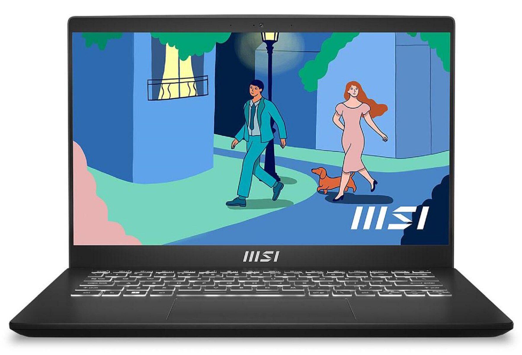 Ноутбук MSI Modern C12M-037PL 14" IPS i5-1235U 8 Gb RAM 512 Gb SSD Windows 11 Home (C12M-037PL) - фото 1