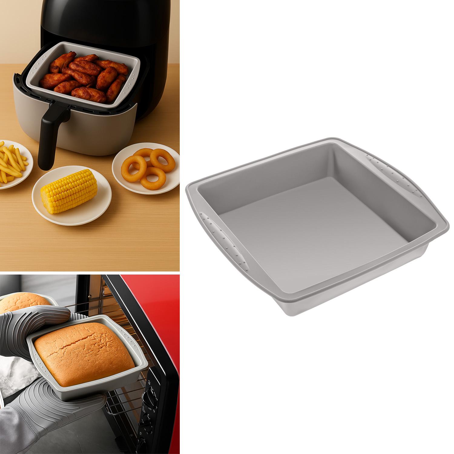 Форма для випікання 24,5x26,5 см Сірий (87449) - фото 11