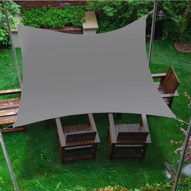 Тент солнцезащитный квадратный Сетка 3х3 м Серый