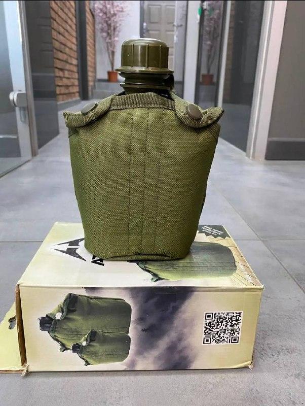 Фляга военная ударопрочная для походов/охоты/рыбалки 0,8 л (2479518648)