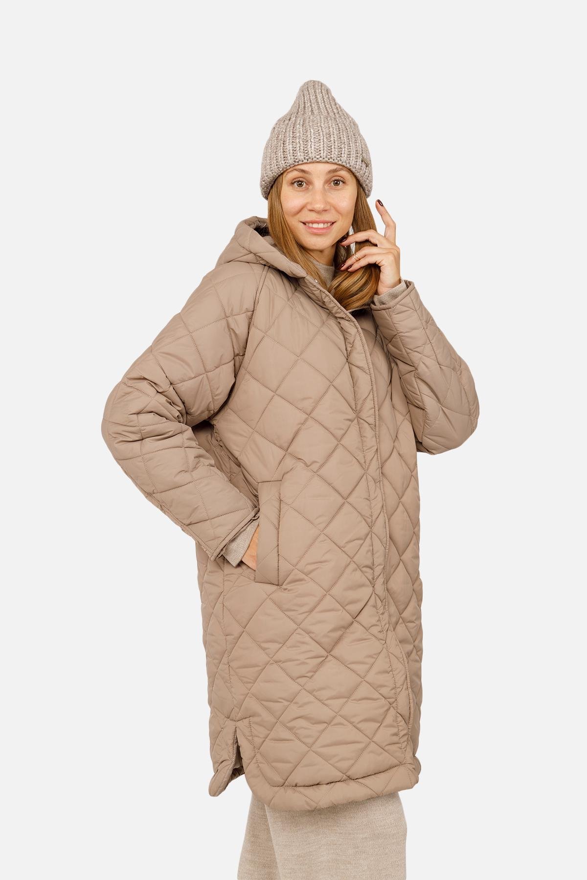 Куртка жіноча ЦБ-00259286 р. 40 Капучино (28422225) - фото 3 Куртка жіноча ЦБ-00259286 р. 40 Капучино (28422225) - фото 3