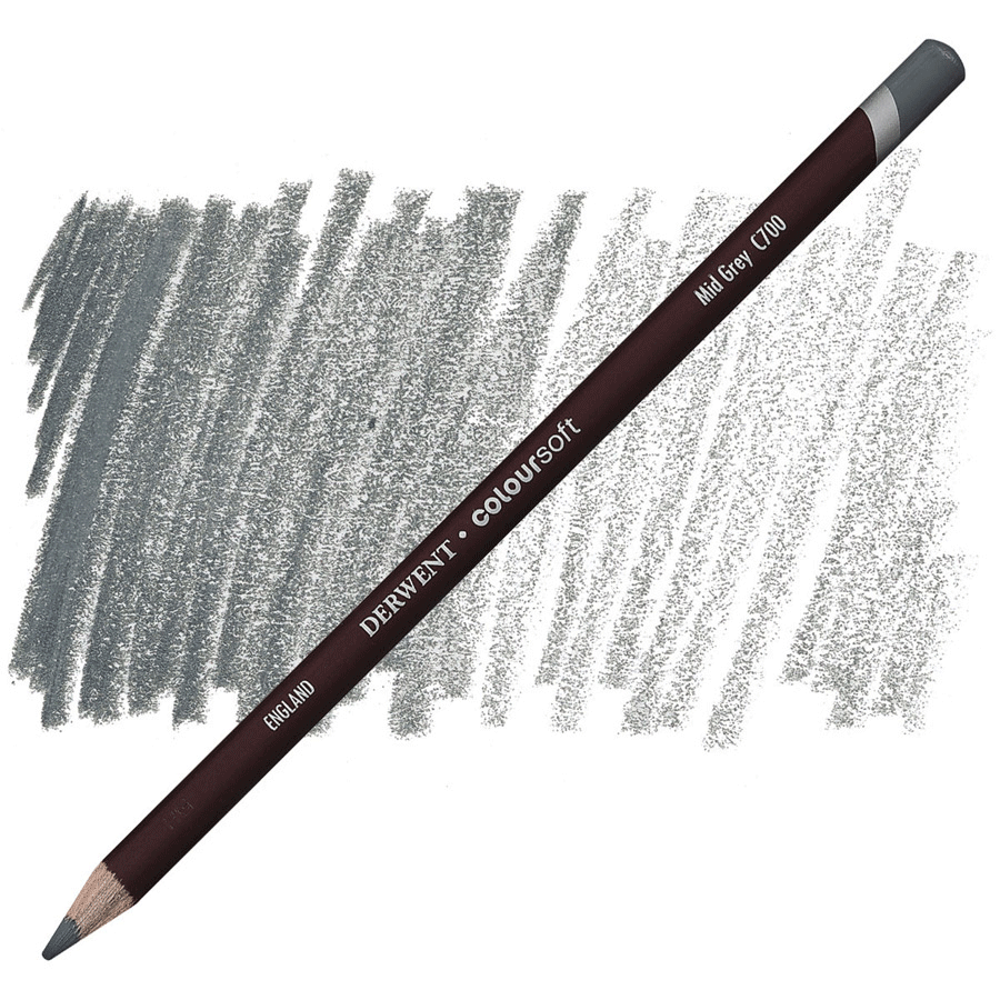 Олівець кольоровий Coloursoft С700 Rosa 701022 6 шт. Сірий середній (5028252188883)
