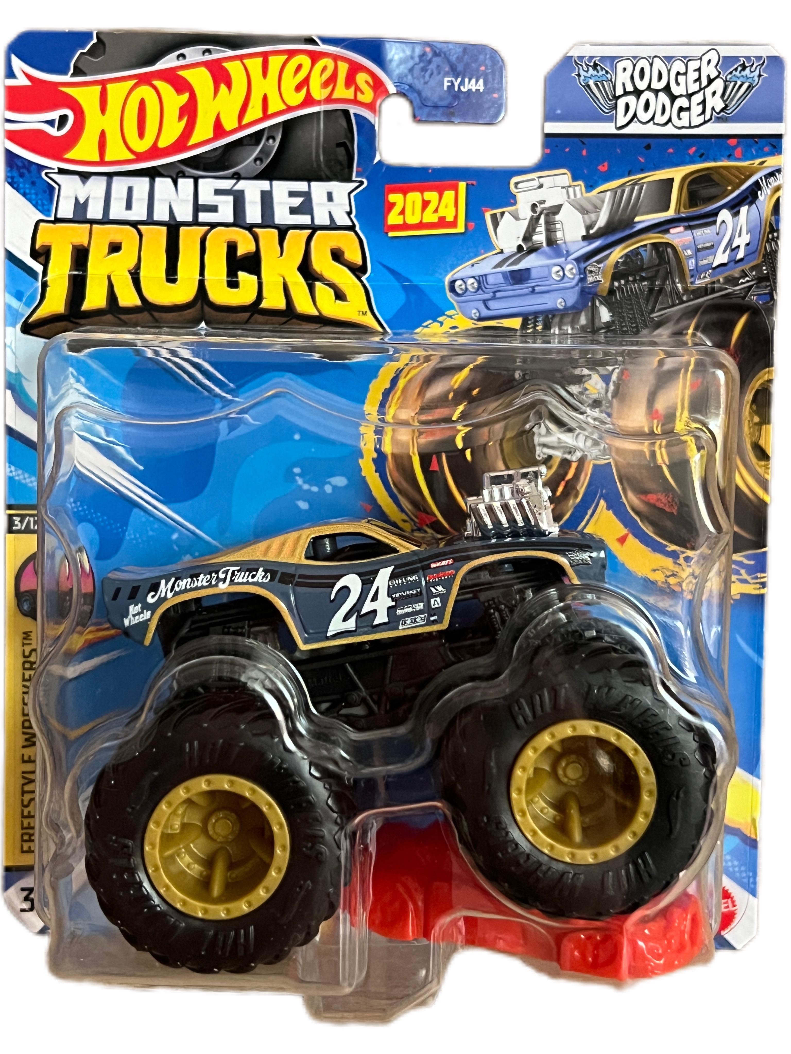 Іграшкова машинка-позашляховик Hot Wheels Monster truck Freestyle Wreckers Rodger Godger (13919562)