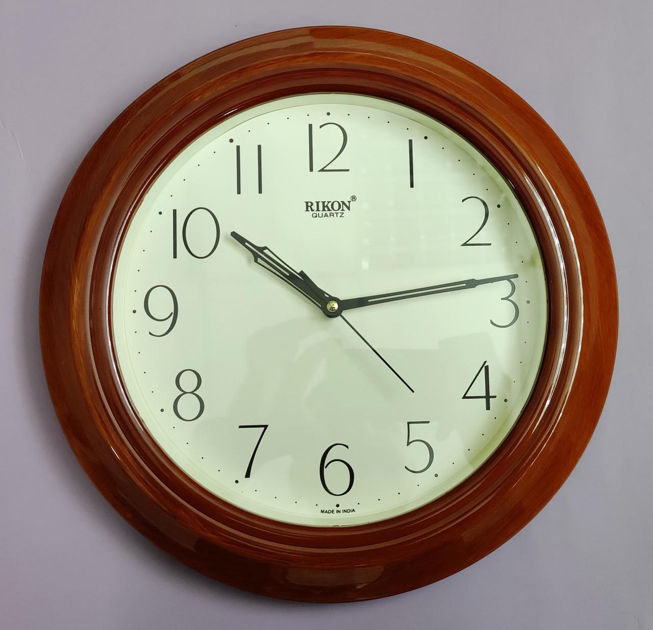 Часы настенные пластиковые Rikon 33x33 см 1xAA (R8251)