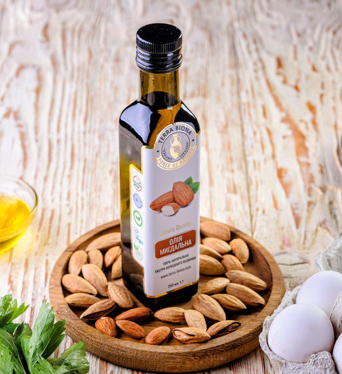 Масло миндальное Terra Biona холодного отжима 250 мл (17770841) Масло миндальное Terra Biona холодного отжима 250 мл (17770841)