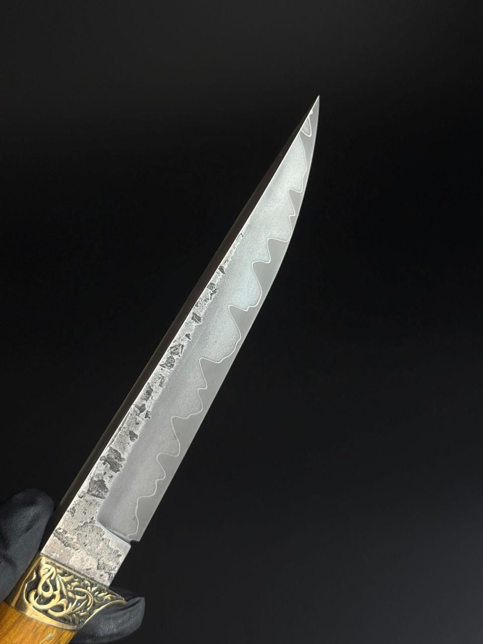 Нож туристический Gorillas BBQ 24,5 см Коричневый (KN198) - фото 8