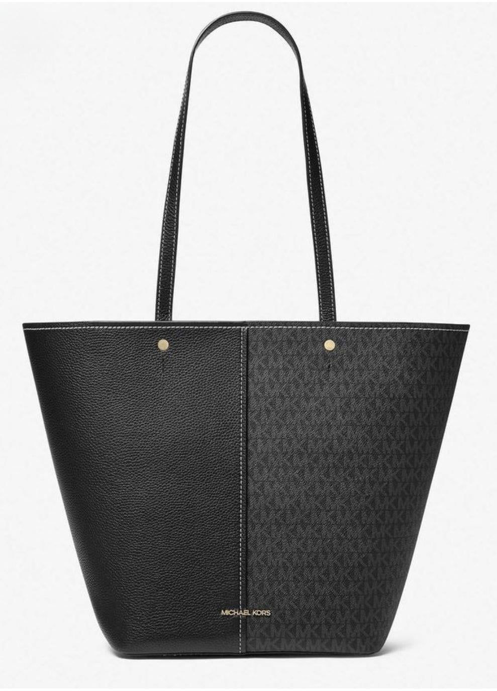 Сумка Michael Kors Flora Large Signature Logo and Leather Tote Bag (30T5GFFT3B)